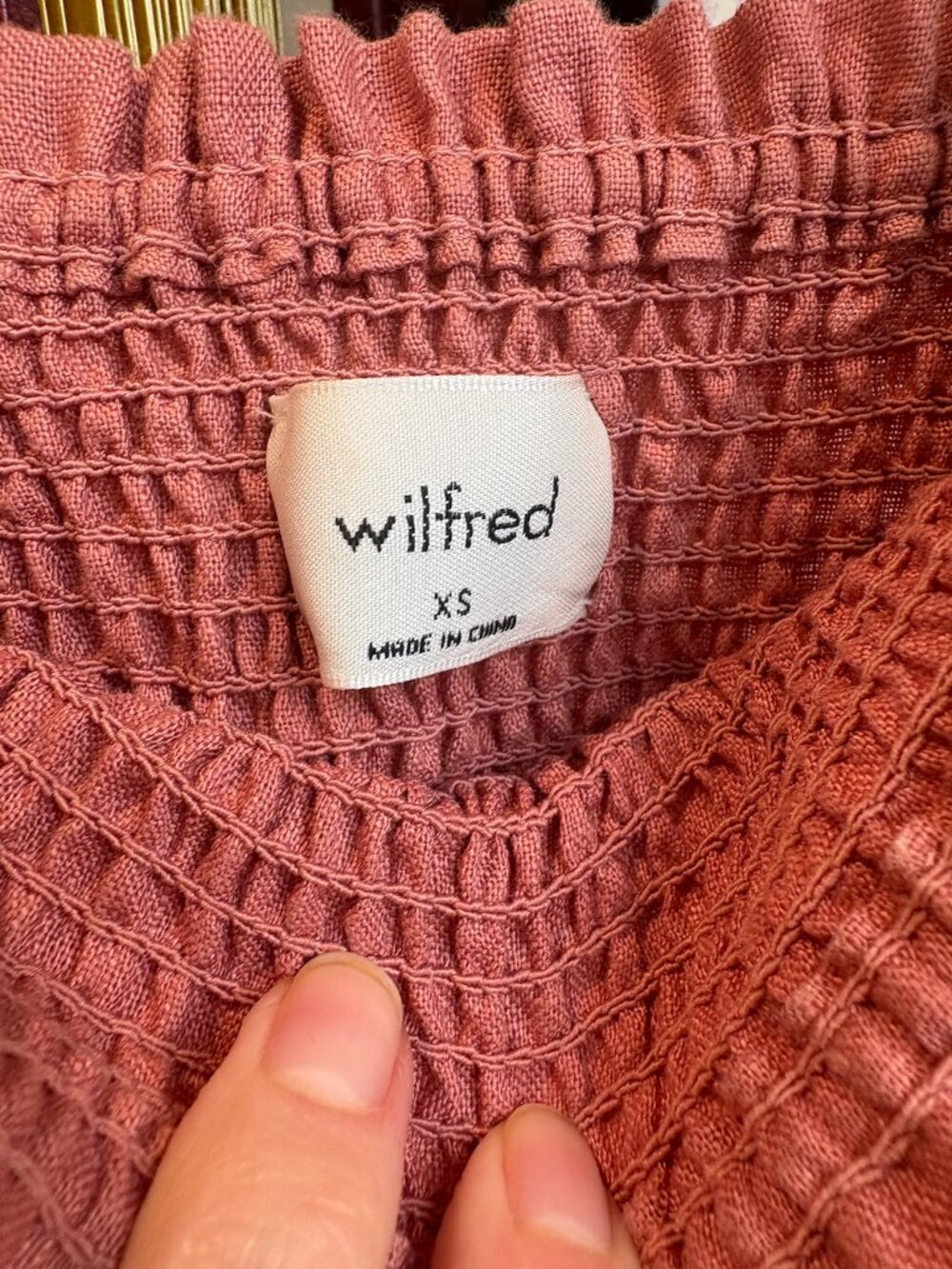 Aritzia Wilfred Golden Hour Linen Dress - PINK, XS - Picture 5 of 5